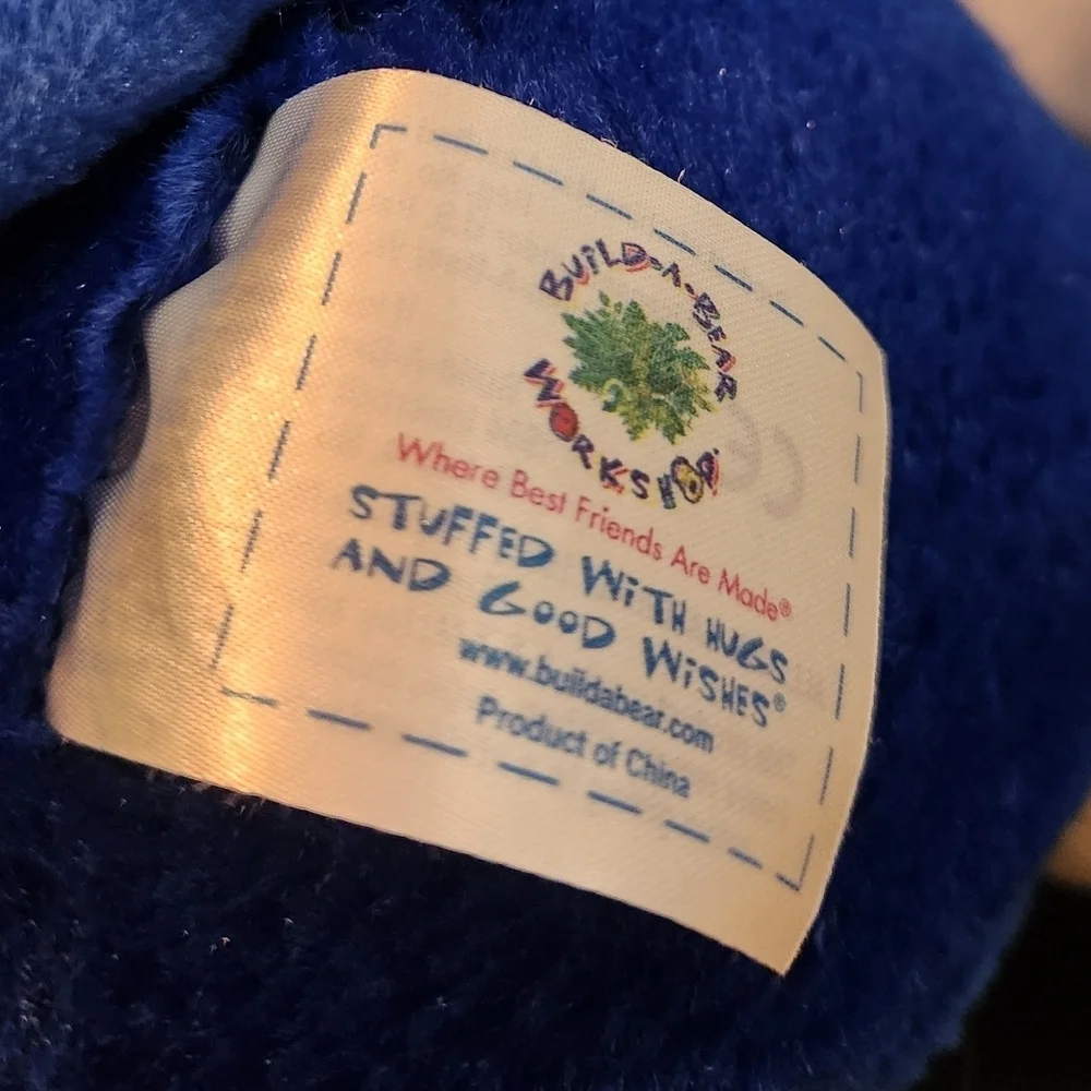 18in Build A Bear Saint Louis Zoo Exclusive Blue Peacock Bird Plush Stuffed